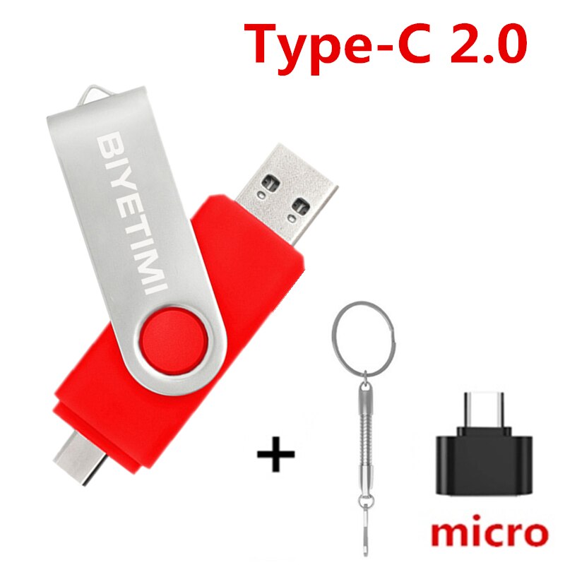 Solid Color OTG USB Flash Drive
