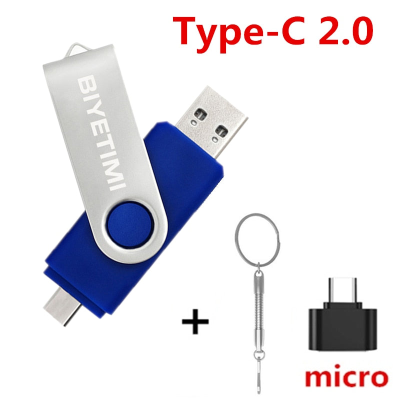 Solid Color OTG USB Flash Drive