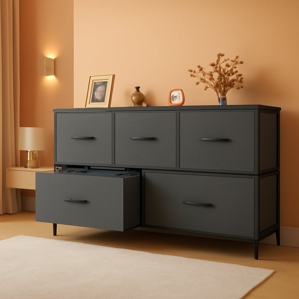 Bedroom Dresser With Anti Tip Premium Organization