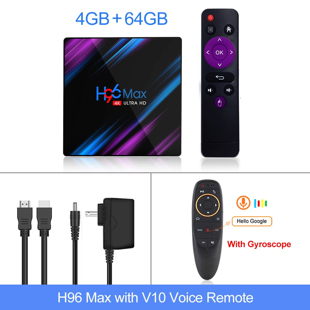 Purple Rain Design Smart Android TV Box
