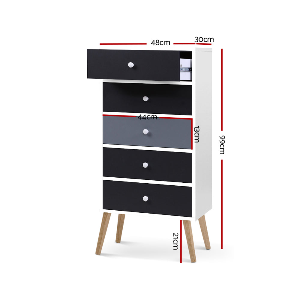 NNEDSZ Chest of Drawers Dresser Table Tallboy Storage Cabinet Furniture Bedroom