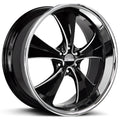 Old Skool Gloss Black Milled Stainless Steel Lip