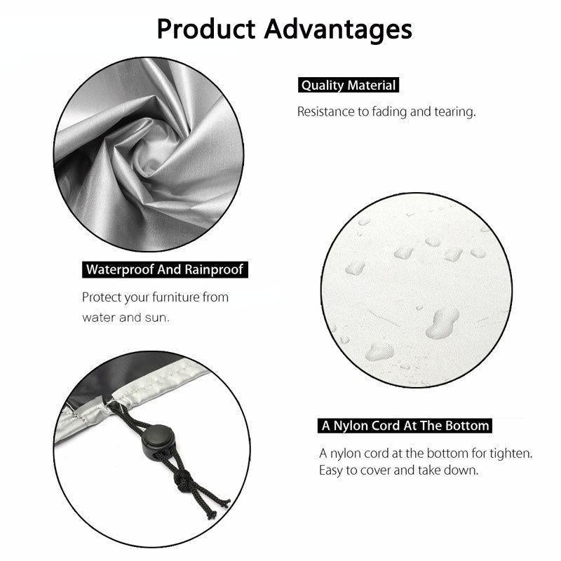 NNEIDS Waterproof Outdoor Furniture Cover - 190X125X80Cm