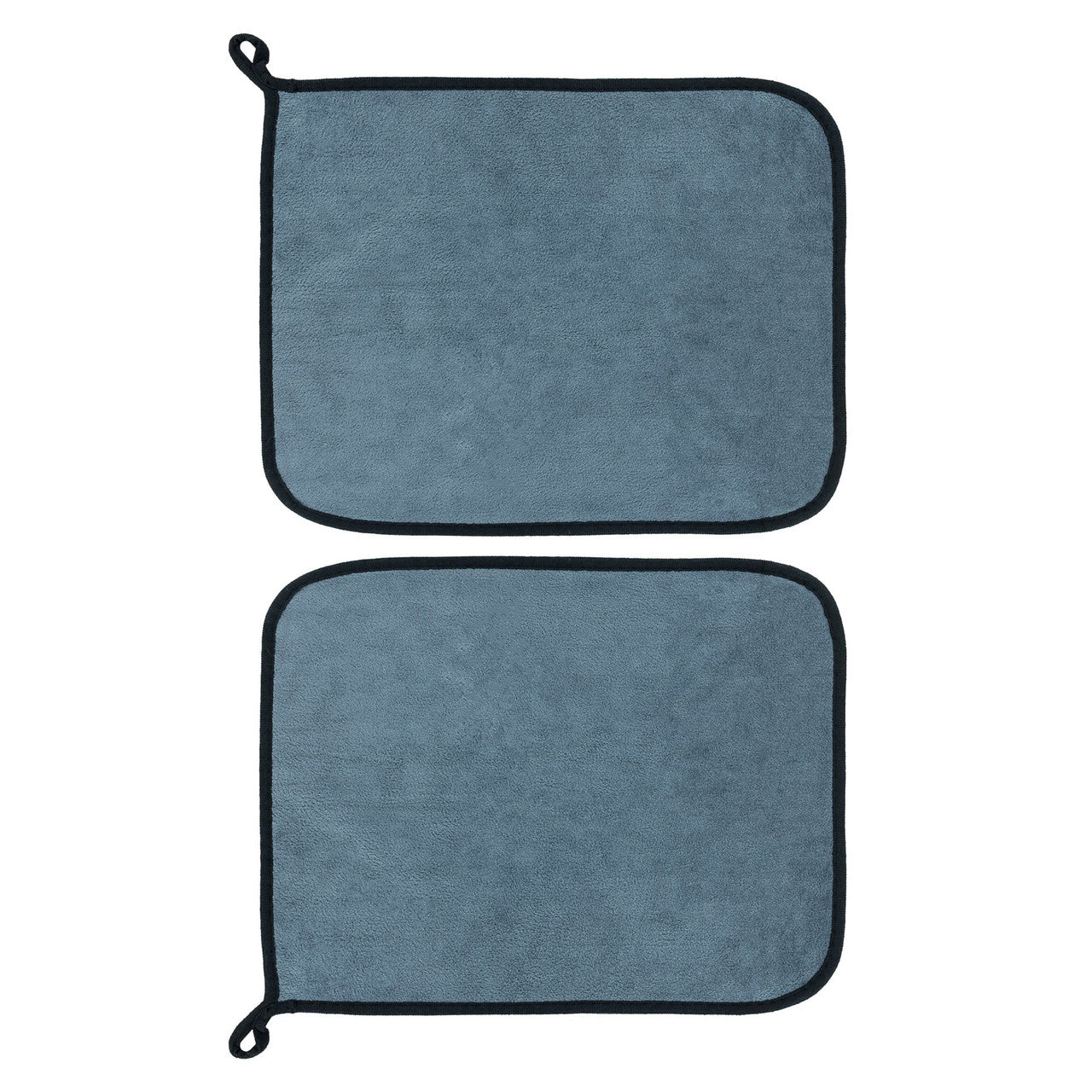 MOTIVITY 2 Pack Microfiber Detailing Cloths - Lint Free, Scratch Free - For Interior and Exterior Car Detailing (11.81" × 15.75")